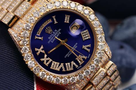 rep rolex presidential iced out